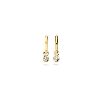 Oorbedels 9058YZI - 14k Geelgoud met Zirkonia