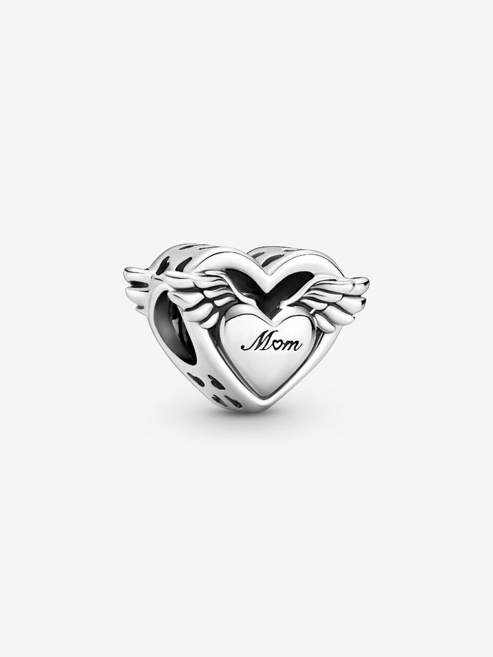 Pandora Angel Wings &amp; Mum Charm 799367C00