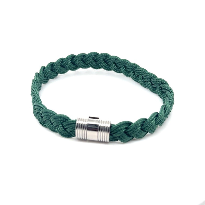 Albanu English Green steel cordon bracelet 606 TCM AC – 20 cm