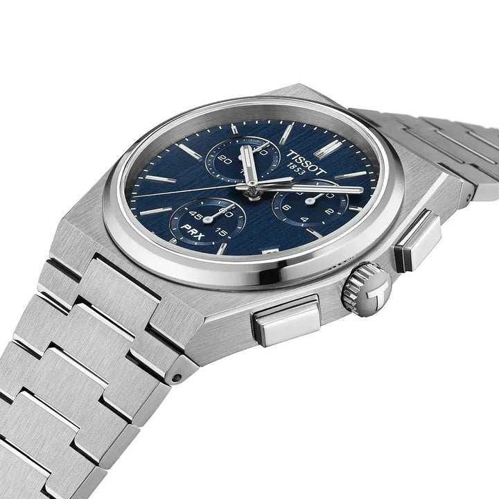 Tissot PRX Quartz Chronograph 41 mm Blauw – T137.417.11.041.00