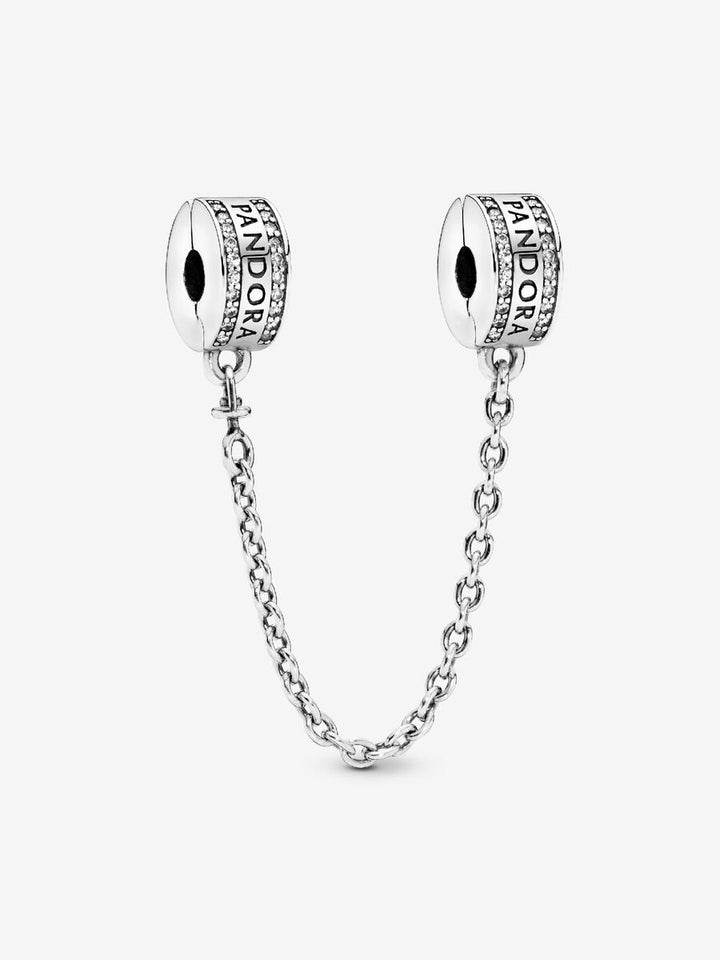 PANDORA Logo Safety Chain  792057CZ-05