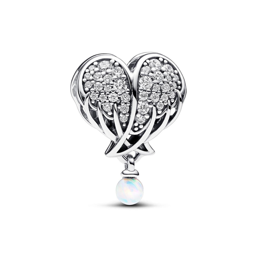 Pandora Sprankelende Engelenvleugels &amp; Hart Bedel 792980C01