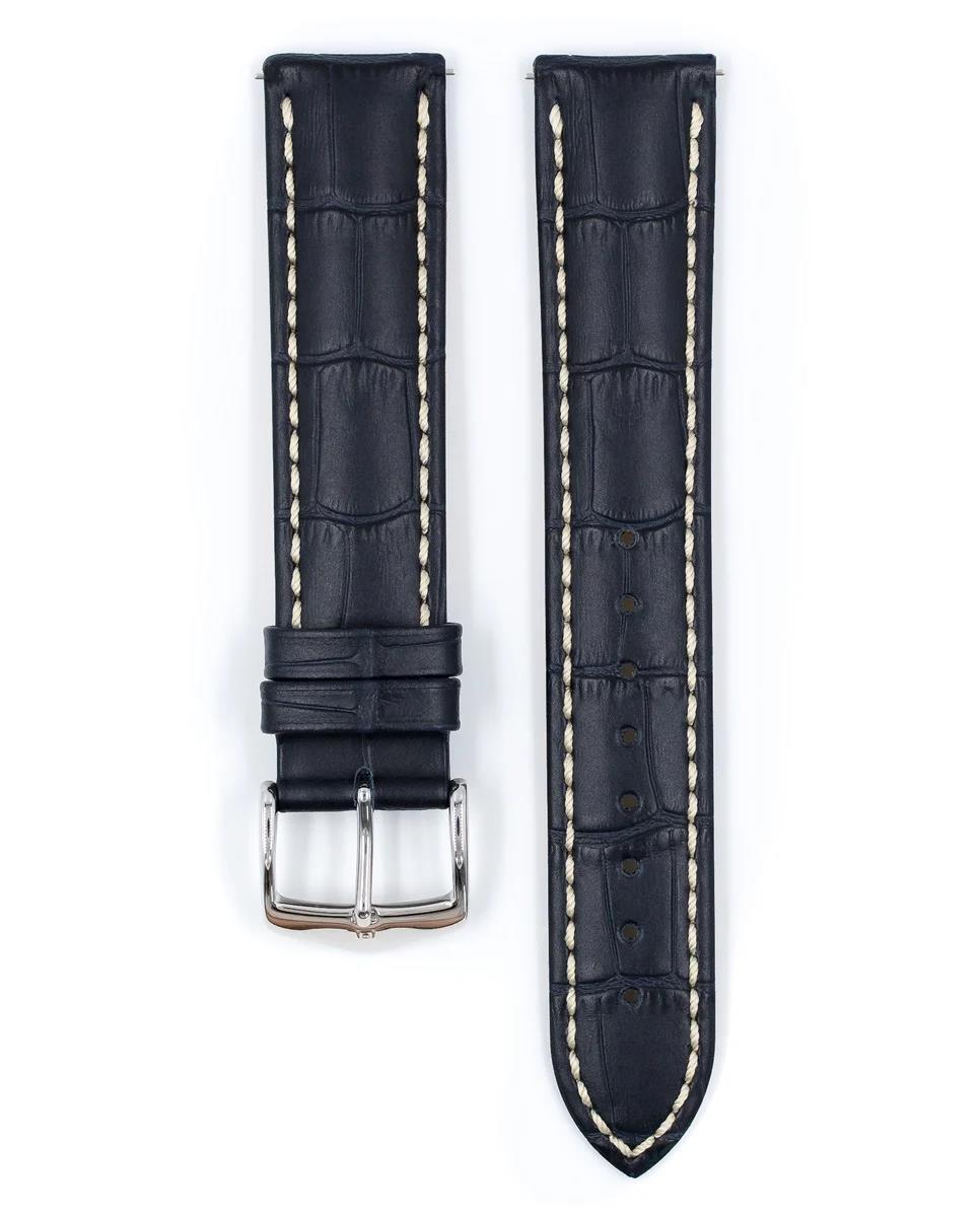 HIRSCH MODENA L BLUE CALF 22/20MM