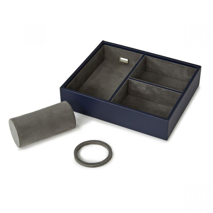 wolf1834 VALET TRAY W/ DOUBLE WATCH ROLL