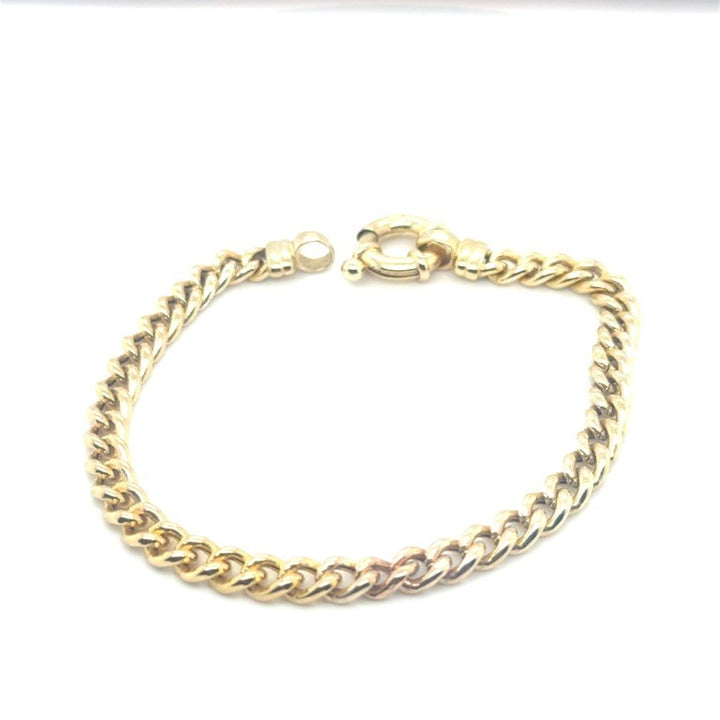 14 kt Geelgouden Gourmet armband 5,3 mm
