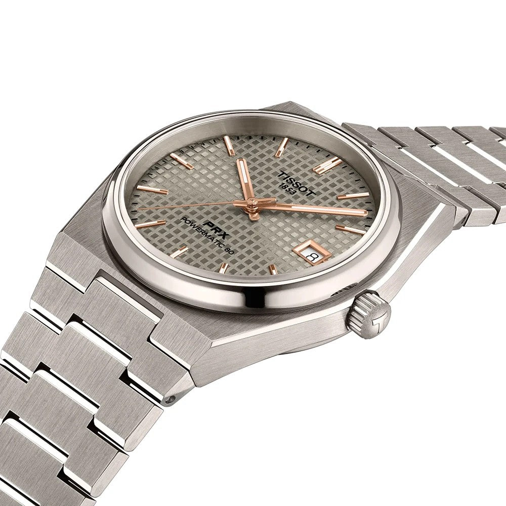 Tissot PRX T1378074406100 PRX Powermatic 80 Titanium Horloge 38 mm