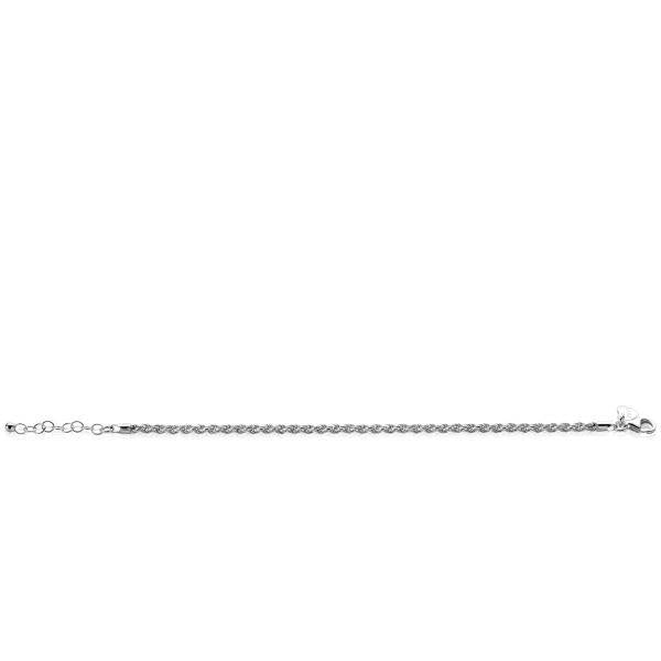 ZINZI zilveren koord armband 2,6mm breed ZIA2368