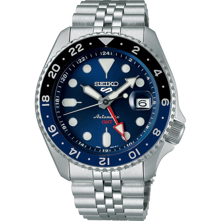 Seiko 5 Sports GMT SSK003K1 Blueberry automatisch herenhorloge