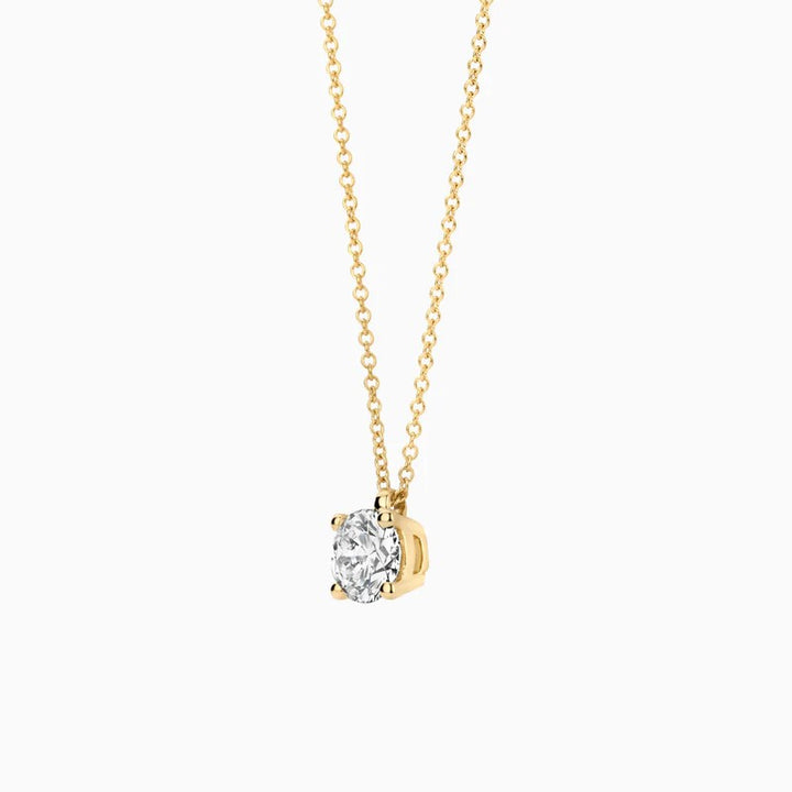 Blush Lab Grown Collier LG3003Y in 14 Kt Geelgoud