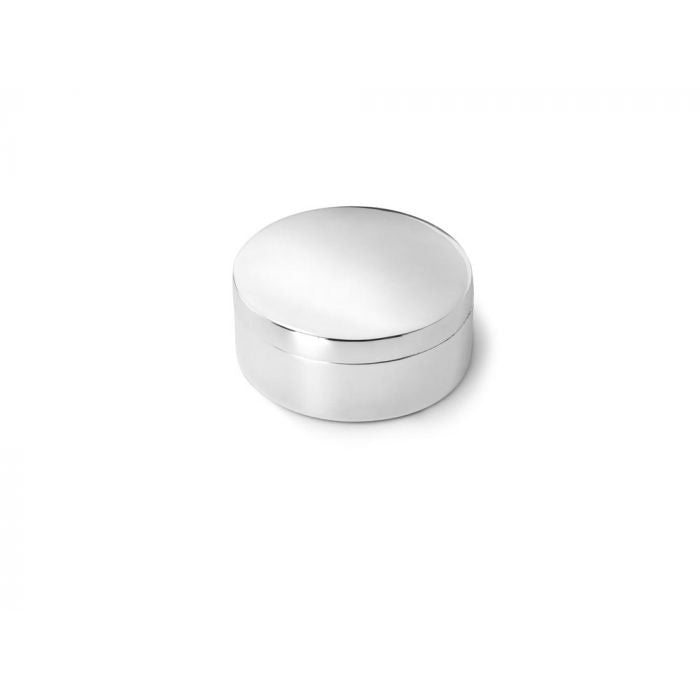 Tand- en haarlokdoosje Rond, zilver kleur 7274261