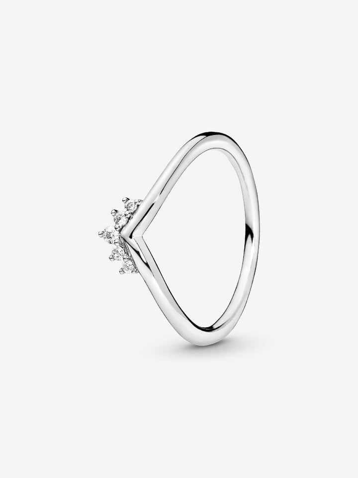 Pandora Ring Tiara Wishbone 198282CZ-52