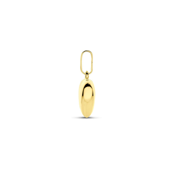 14 Karaat Geelgouden Hart Hanger 10,5 mm