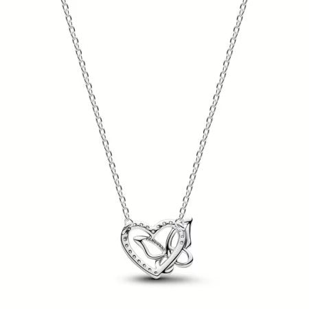 Pandora Entwined Heart & Butterfly Collier 394477C01