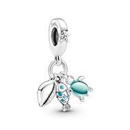 Pandora Bedel Silver Fish, Sea Turtle & Conch Triple Charm 791697C01