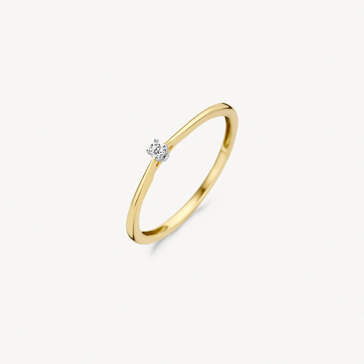 14 kt Blush Diamonds Ring 0.03ct 1620BDI