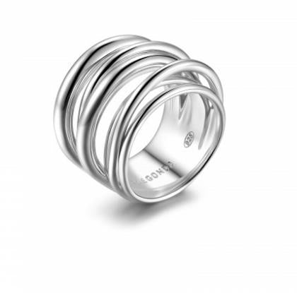 Pianegonda Vinctum Gevlochten Multiband Ring 925 Sterling Zilver PINR03