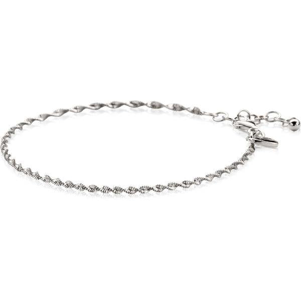 ZINZI zilveren singapore armband met glinsterende gedraaide schakels 1,9mm breed 17-20cm ZIA2585