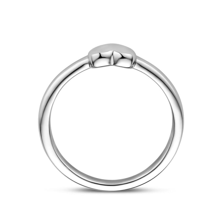 Zilveren ring hart kinder