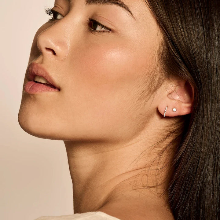 Blush Oorknoppen 7211YZI – 14 Karaat Geelgoud met Zirkonia