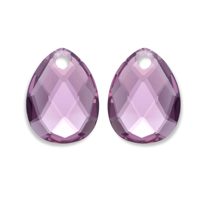 Earstones | Afterglow Aubergine Quartz  EAGEM59