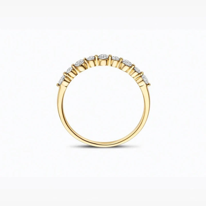 Blush Lab Diamonds ring 14 karaat geelgoud LG1064Y