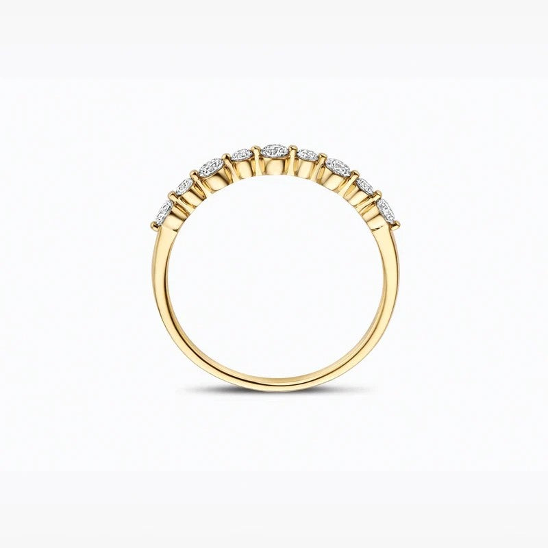 Blush Lab Diamonds ring 14 karaat geelgoud LG1064Y