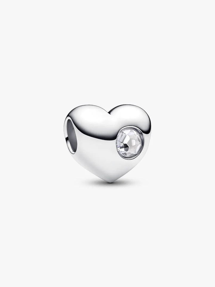 Pandora April Geboortesteen Hart Bedel 794161C04 – Sterling Zilver met Heldere Zirkonia