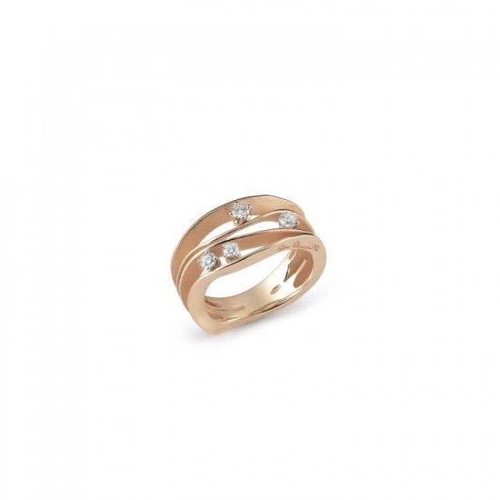 Annamaria Cammilli Ring Dune 18k orange apricot met diamant GAN0778U