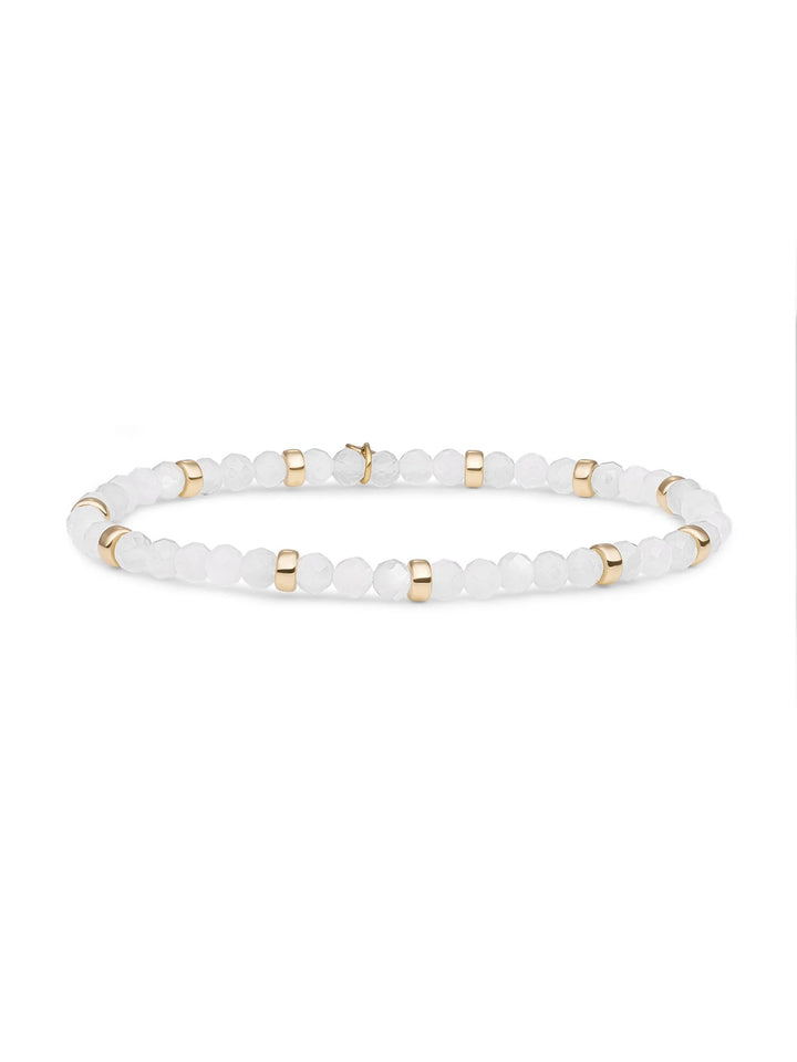 Sparkling Jewels Roundel Interstellar Armband Moonstone Gold Plated – SBG-GEM54-MIX-RDL
