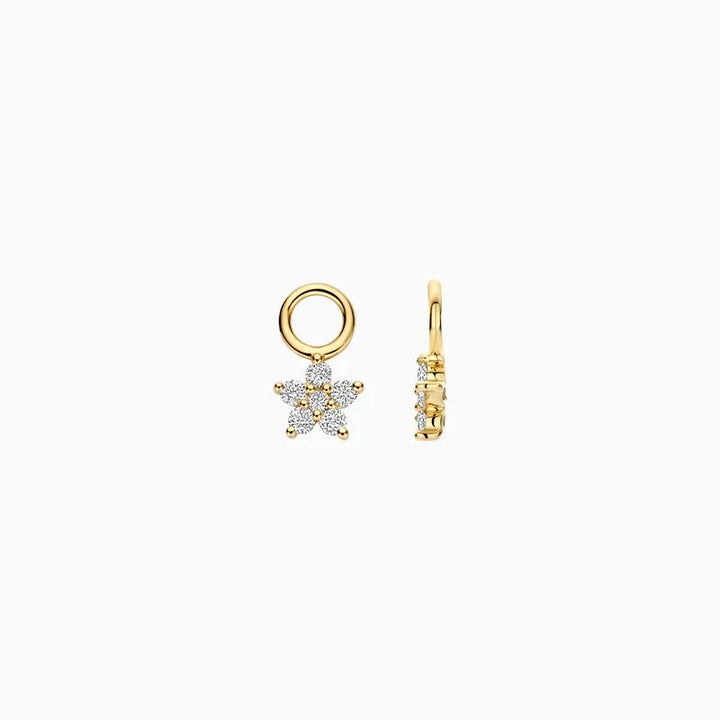 Blush Lab Diamonds geelgouden oorbedels met diamant LG9005Y