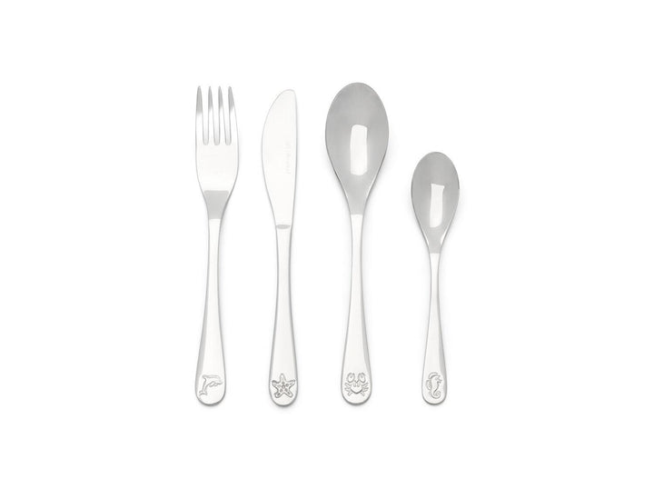 Kinderbestek Zeedieren, 4-delig, RVS 4258070