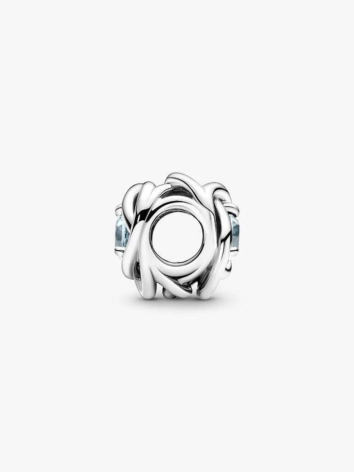 Pandora Maart Geboortesteen Zeeblauwe Oneindige 790065C09