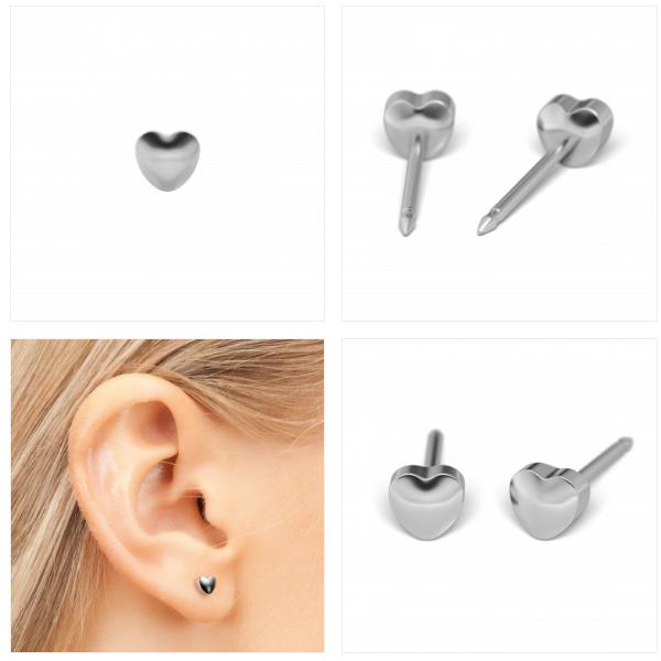 Studex schietoorbellen 4mm hart Chir.Staal