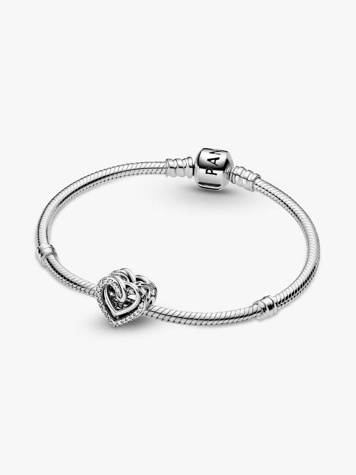 Pandora Sparkling Entwined Hearts Charm 799270C01