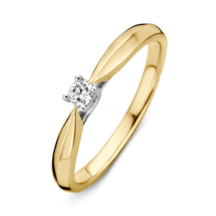 Ring bicolor briljant 0.09 crt. RG413911-56