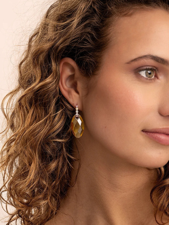 Earstones | Medium Oval - Rose Quartz EAGEM13-MO