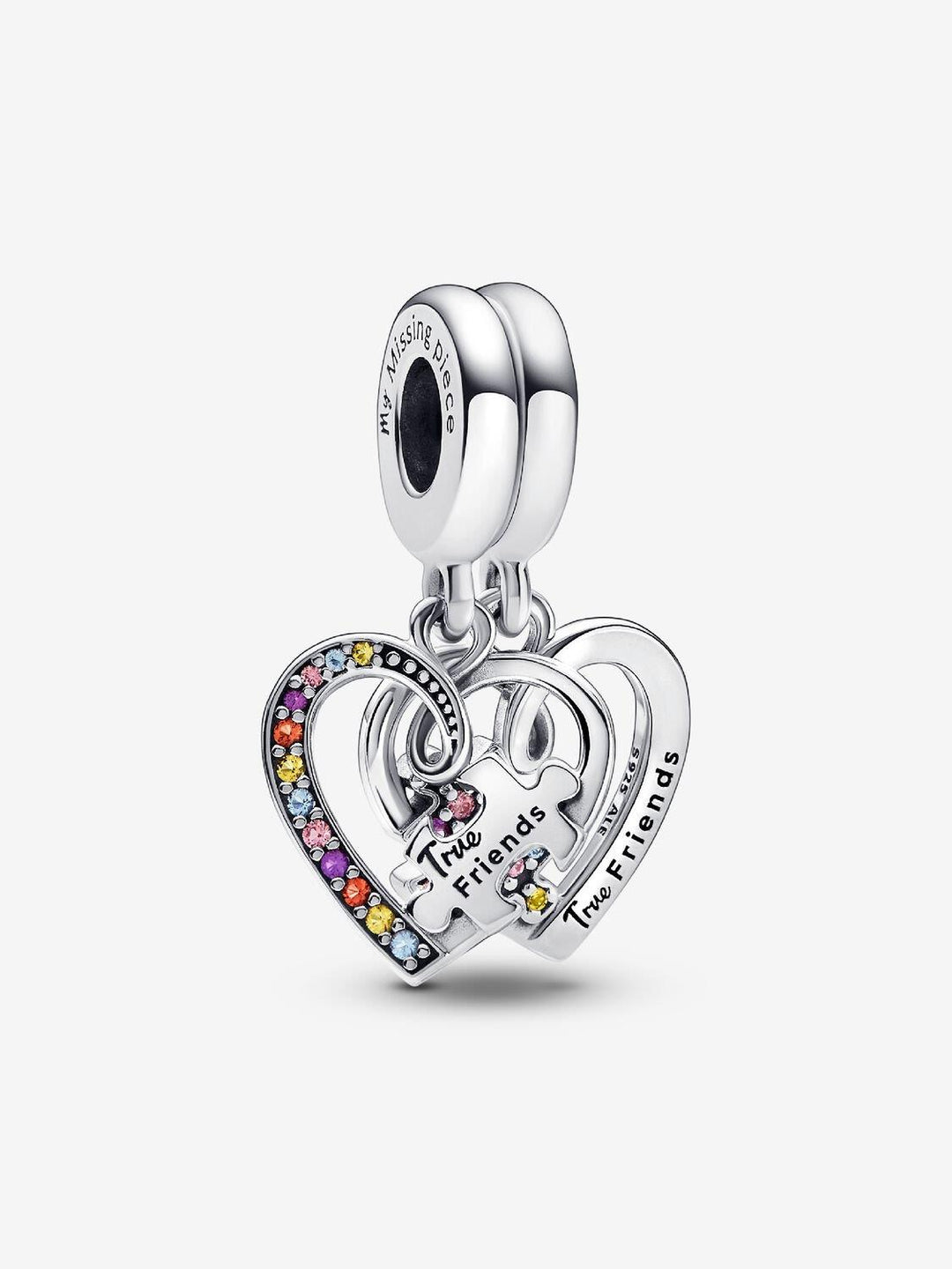 Puzzle Piece Hearts Splittable Friendship Hangende Bedel 792239C01