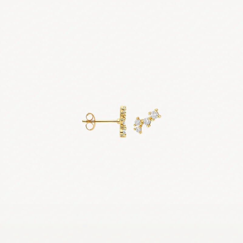 Blush Oorstekers 14 kt Geelgoud met Zirkonia – 7373YZI