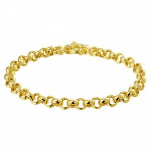 Fjory 14 Karaat Gouden Jasseron Armband 40-J0419 – 19 cm