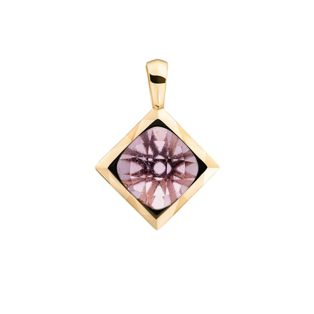 Pendant | Blue Aventurine Cushion Cut Amulet - Silver SPG32-G59