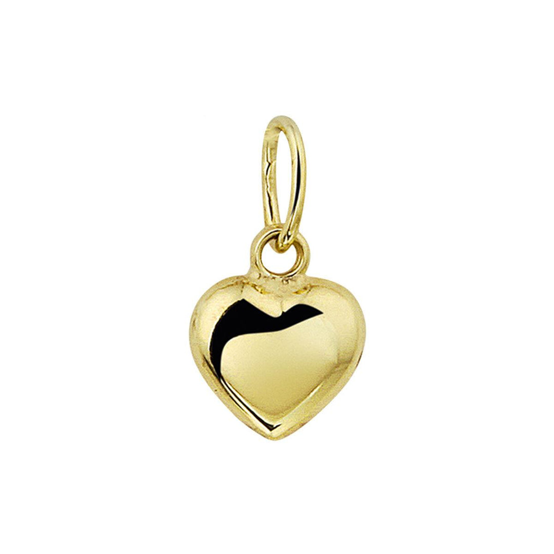 14 Karaat Geelgouden Hart Hanger – 6,5 mm