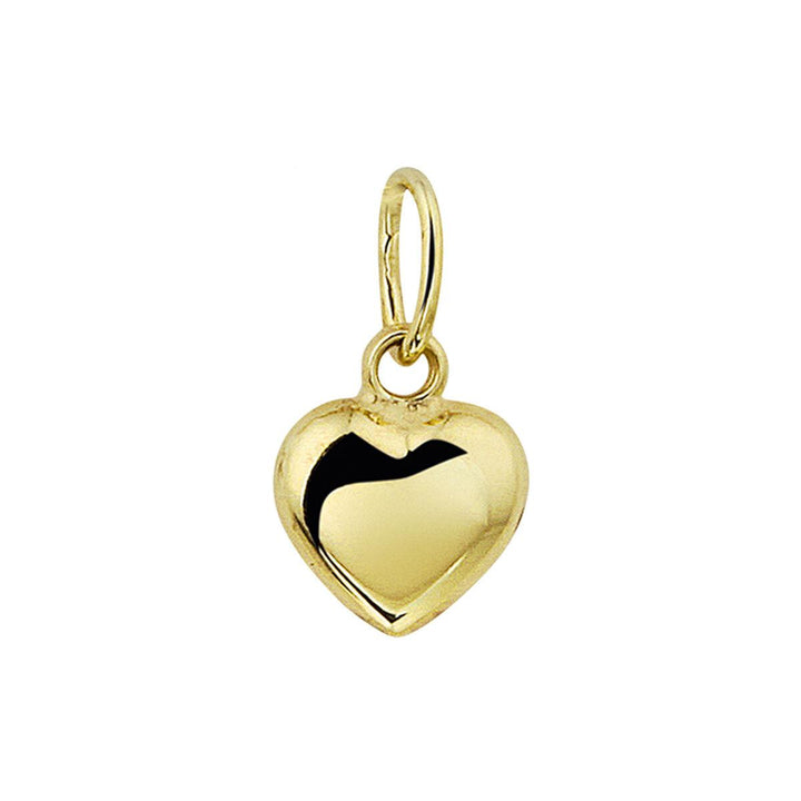 14 Karaat Geelgouden Hart Hanger – 6,5 mm