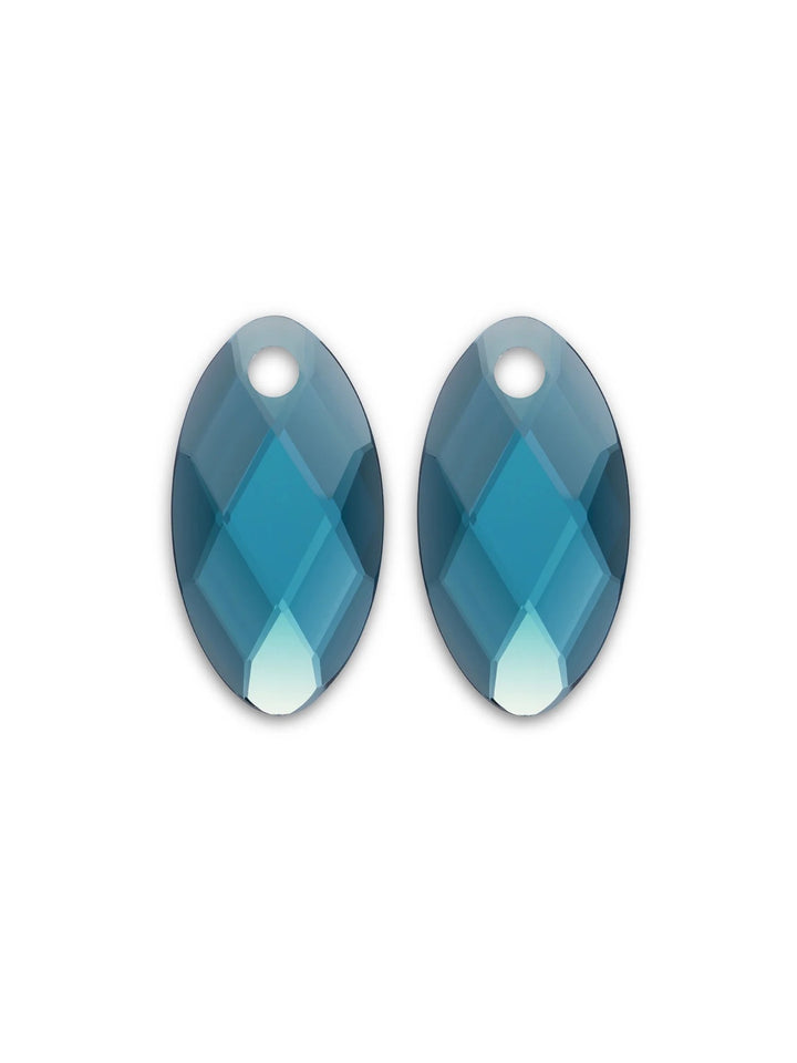 Sparkling Jewels Earstones Edelstenen Leaf Turquoise Quartz – EAGEM70-FCLF-S