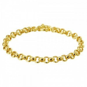 Fjory 14 Karaat Gouden Jasseron Armband 40-J0419 – 19 cm