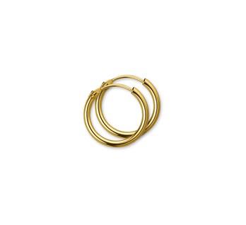14 Karaat Geelgouden Oorringen 17 mm – 40.18327
