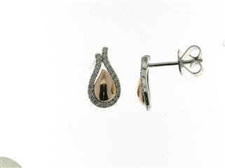 18 kt oorstekers op oor 059310/A Diamant