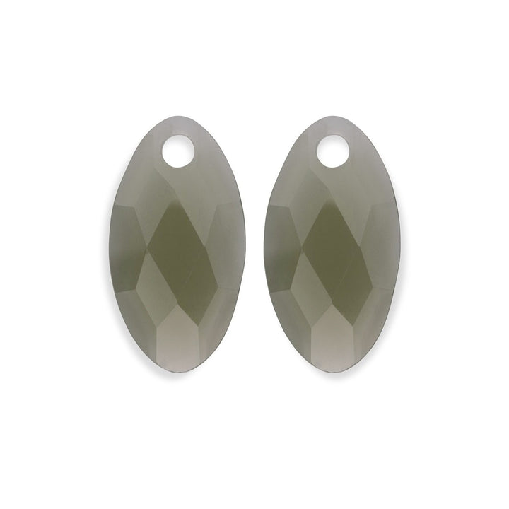 Sparkling Jewels Leaf Earstones Lime Jade – EAGEM64-FCLF-S