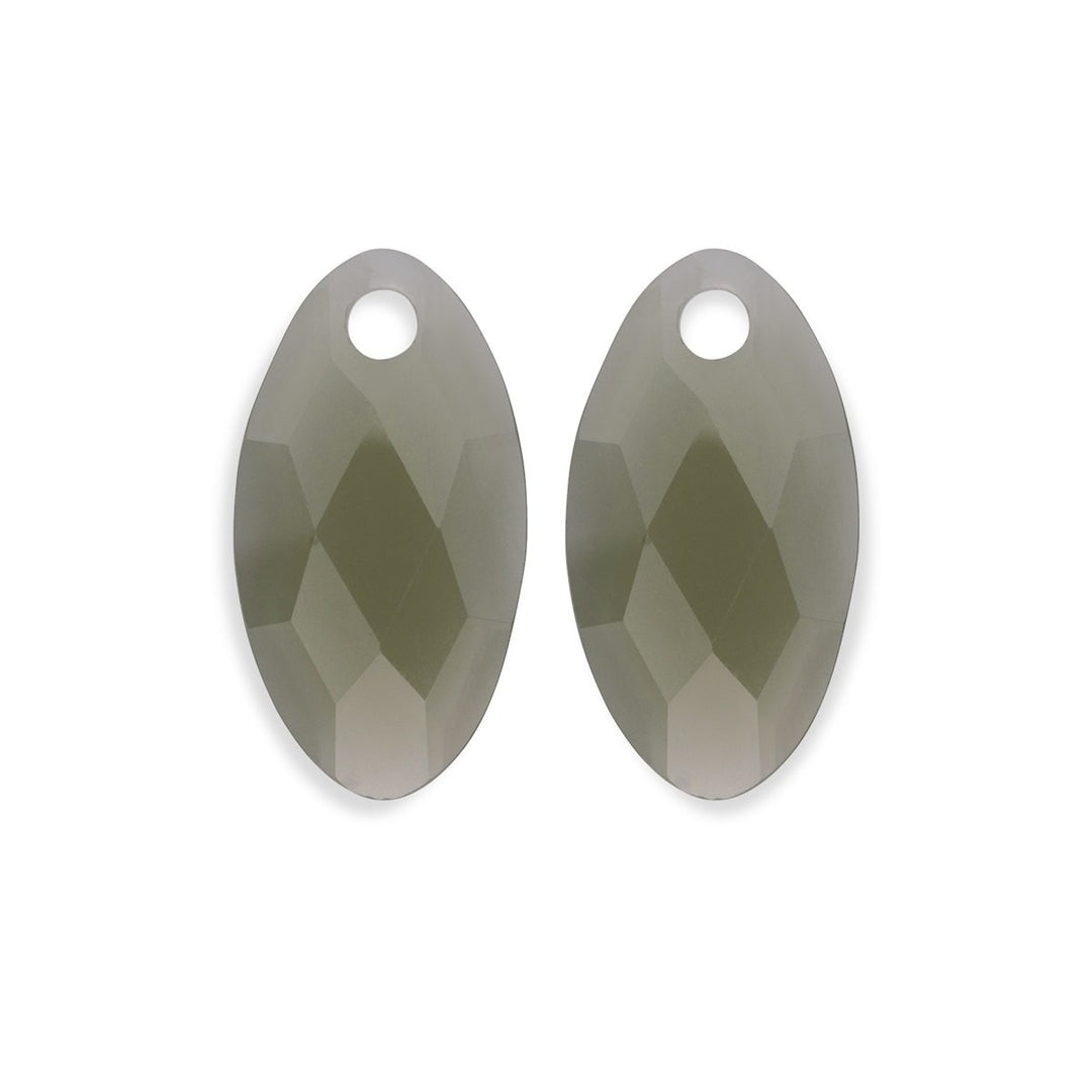 Sparkling Jewels Leaf Earstones Lime Jade – EAGEM64-FCLF-S