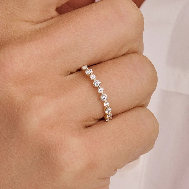 Blush Lab Diamonds ring 14 karaat geelgoud LG1064Y