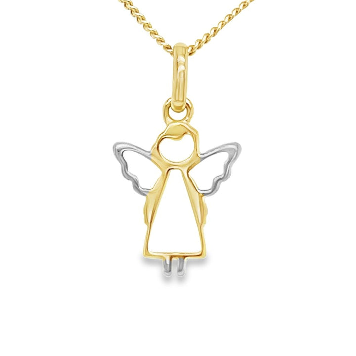 14 KT Geelgouden hanger engeltje